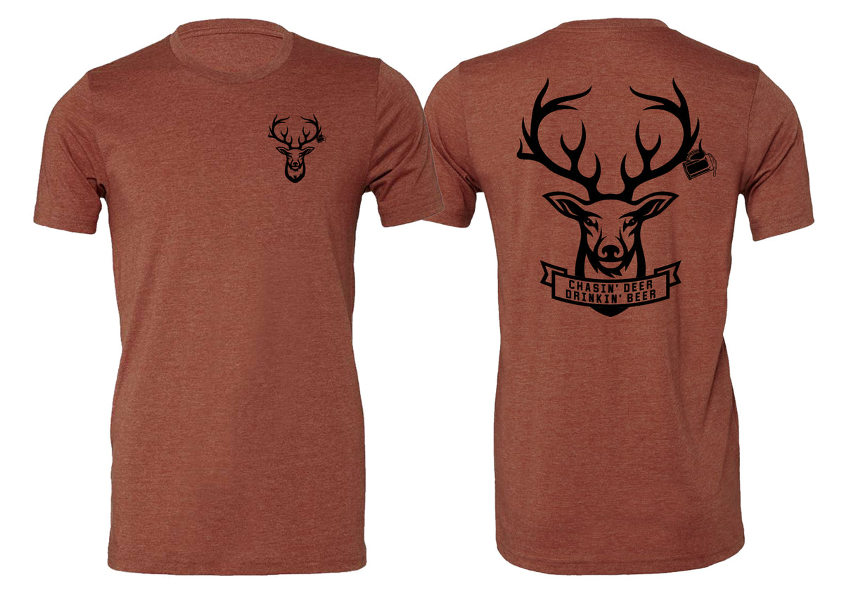 Chasin' Deer Drinkin' Beer Tee